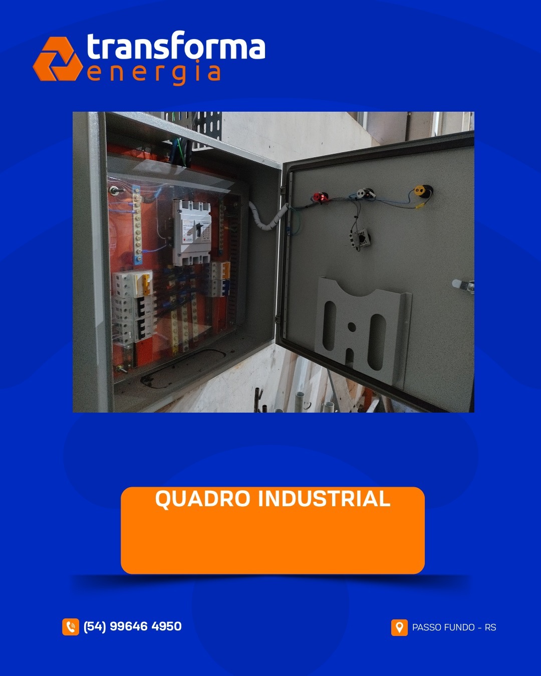 Quadro elétrico industrial